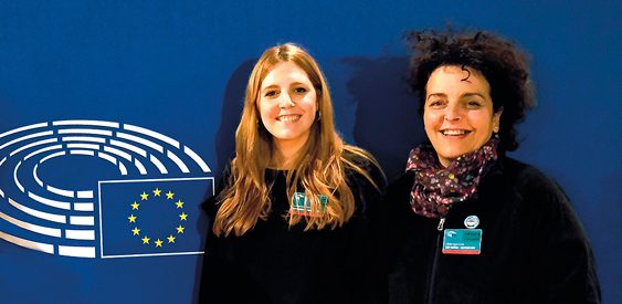 Eloina Camiña y Sofía Serrano