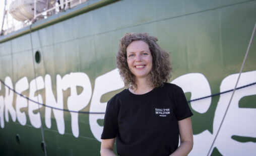 Imagen de: Tú haces Greenpeace. Justine Huppert
