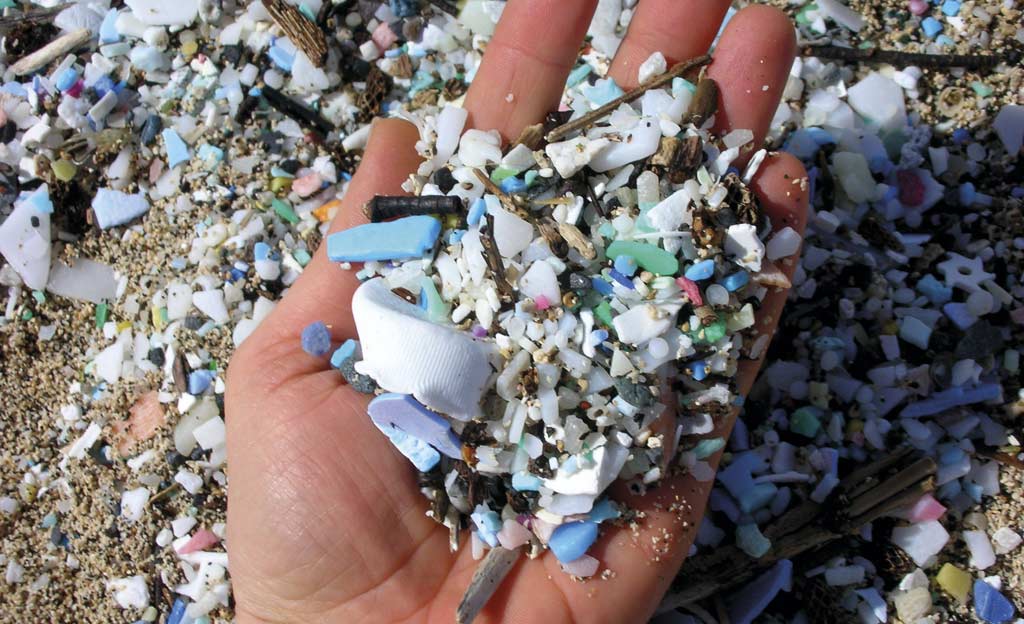 Microplásticos en la playa